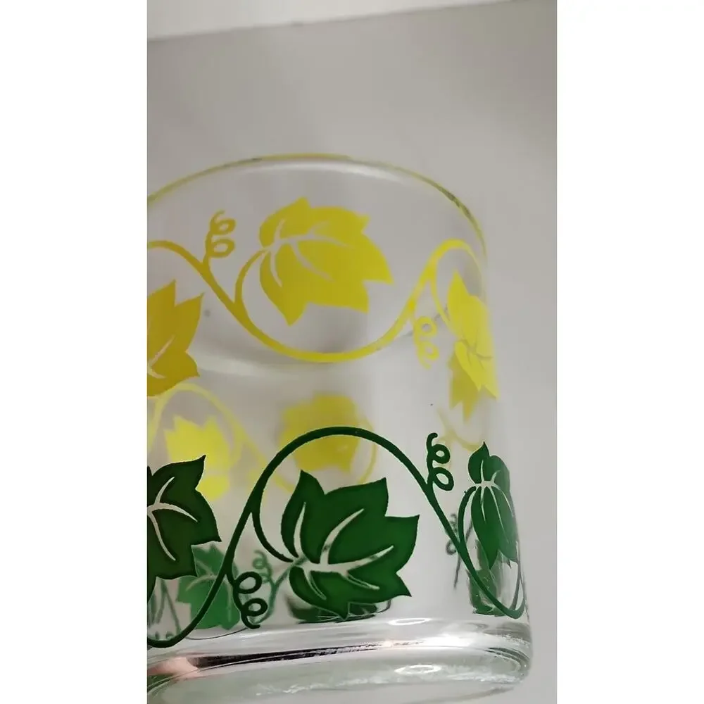 VTG Hazel Atlas Glass Sour Cream 4